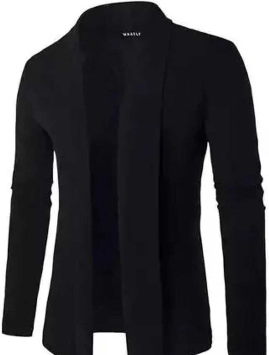 ERAGON FASHION Men Full Sleeve Black Shrug