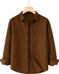 clinch fashion Men Slim Fit Solid Spread Collar Casual Shirt